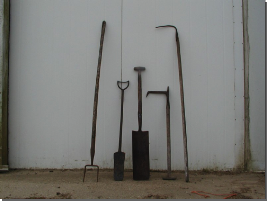 Old drainage tools

